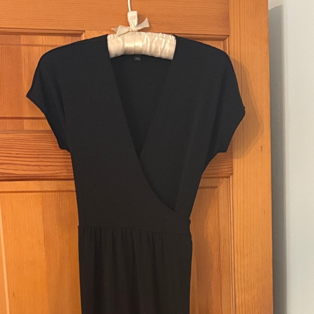 Ann Taylor Black Midi Dress